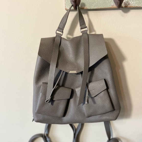 AllSaints Captain Lea Leather Backpack Bag main image 7